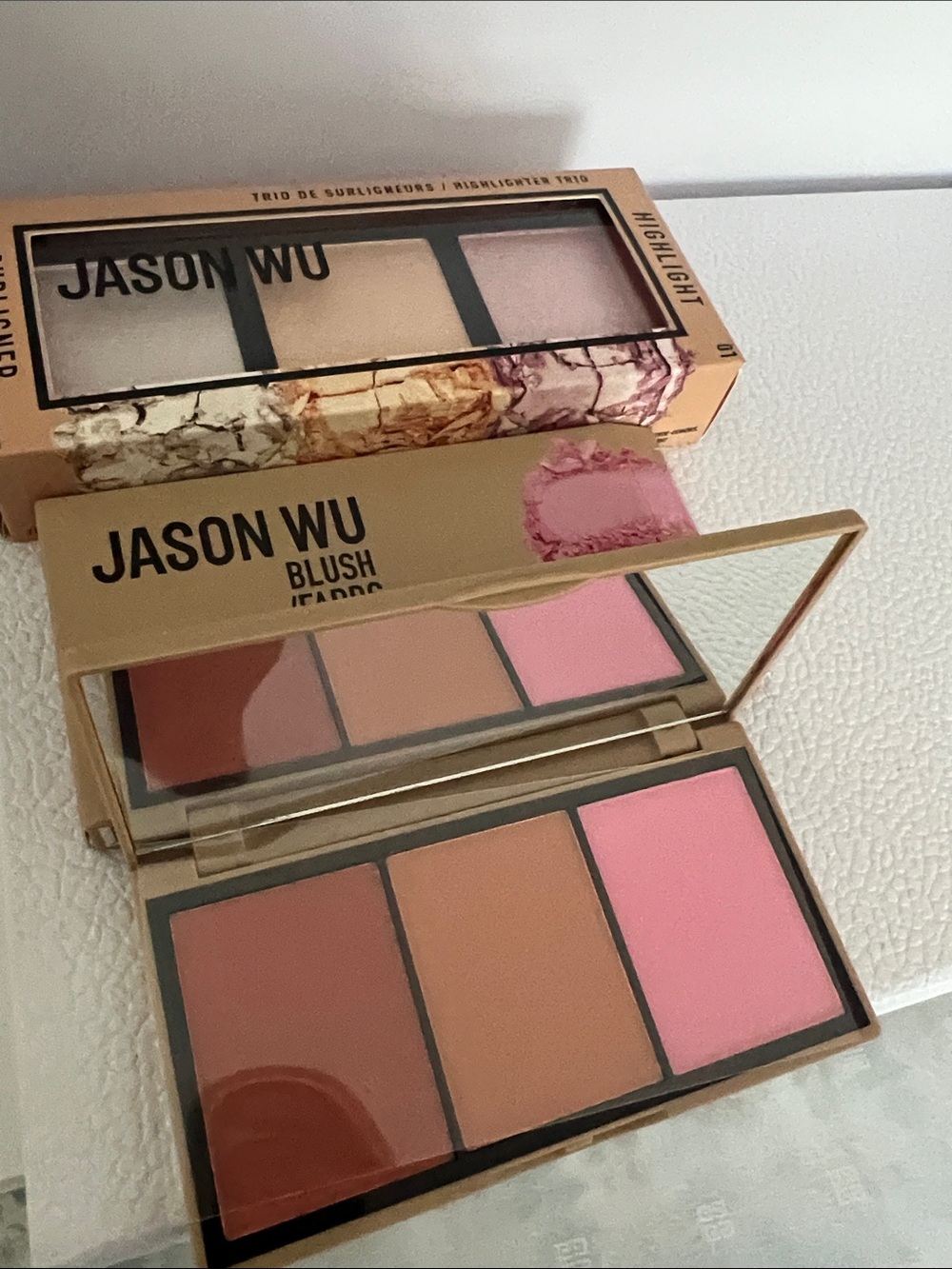 Jason Wu set of Blush Trio Palette and Highlighter Trio